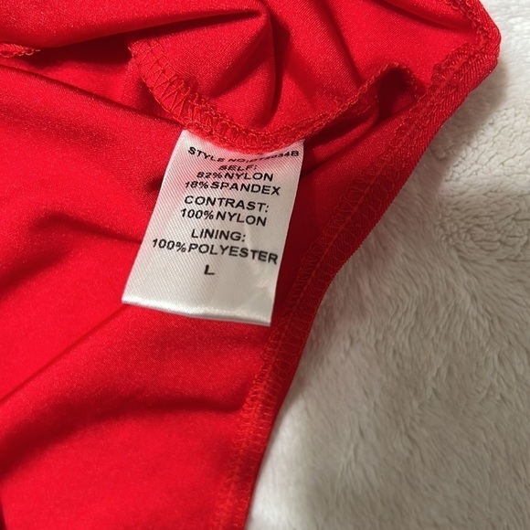 Red Rehab Lab Lace Bodysuit size L - Picture 7 of 11